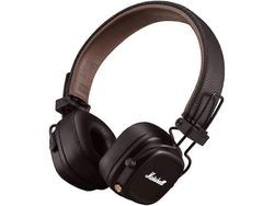 Marshall Langattomat Bluetooth-kuulokkeet ohjauspainikkeilla, ruskea