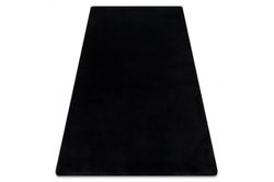 RugsX Moderne vasketæppe POSH lurvet, plys, tyk skridsikker sort 160x220 cm