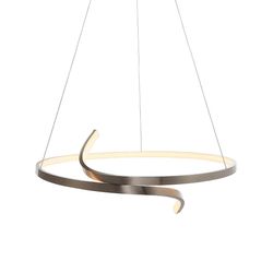 Endon Collection Lighting Rafe LED Loft Vedhæng Satin Nikkel plade &hvid silikone