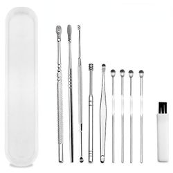 Øre renere Kit Øre voks remover Rengøring Ear Pick Earpick Spoon Care Øre Clean Tool for Baby Voksne ØrePleje Sæt