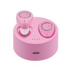 Coosilo Tws trådløst Bluetooth 5.0-headset, Mini In-ear Sports trådløst headset Pink