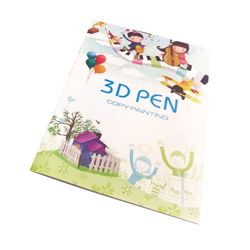 3d Pen Mal Bok For 3D-utskrift Pen Tegning sjablonger 40 Tegning mønster med en gratis gjennomsiktig mal for barn Diy