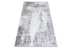 RugsX Moderne MEFE tæppe 8731 Vintage - strukturel to niveauer af fleecegrå grå 140x190 cm