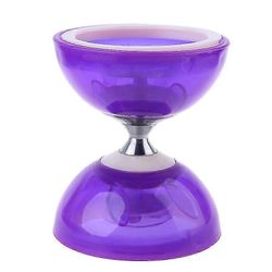 Diabolo-setti kolminkertaisella kuulalaakeroidulla kytkimellä, yhteensopivilla värillisillä kuitukäsisauvoilla, narulla ja laukulla - saatavana 4 v...