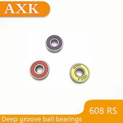 608 608rs 608-2z 608z 608-2rs Zz Rs Rz 2rz Aebc-5 Deep Groove Kuglelejer 8 X 22 7mm Høj kvalitet 8*22*7 Gul Lilla Rød