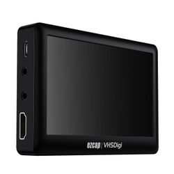 180 AV-opptaker Video Audio Capture Box Analog til Digital Converter Ta opp video svart