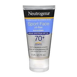 Neutrogena Sport Face Sunblock Voide, 2,5 unssia (1 kpl pakkaus)