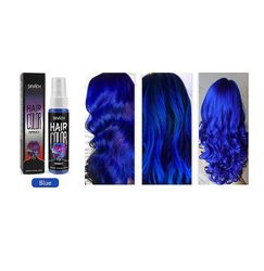 Sevich 8 farger 30ml hår rask spray engangshår rask spray varig sikkerhet vanntett fargestoff øyeblikkelig hårfarge produkter Blå