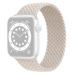 Til Apple Watch Series 8/7 41mm/Series 6/5/4/SE (2022)/SE 40mm/Series 3/2/1 38mm flettet elastisk wat Multifarve Style K Apple Watch Series 9 4