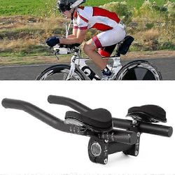 Road Maastopyörä PolkupyöräSeos Triathlon Aero Rest Kahva Tanko Clip On Tri Bars