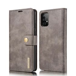 For Samsung Galaxy A52 5G / 4G DG. MING Crazy Horse Texture Flip irrotettava magneettinen nahkakotelo pidikkeellä ja korttipaikoilla ja lompakko (r...