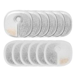 Kissan suihkulähteen suodattimet CHEERBLE automaattisiin lemmikkieläinten suihkulähteen vaihtosuodattimiin 12kpl Kuten