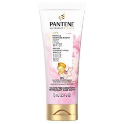 Pantene Nutrient Blends Sulfaatiton Miracle Moisture Rose Water -hoitoaine, 2,5 fl oz