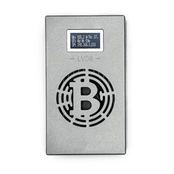 Bitcoin LV06 hiljainen kaivoskone BTC Miner 500GH/S Hashrate Crypto Mining Machine Lottery Miner AU Kuten