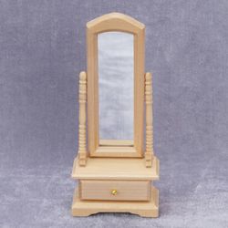 1:12 Dukkehus Mini Træ Make Up Spejl Liv Scener Dekorativt tilbehør