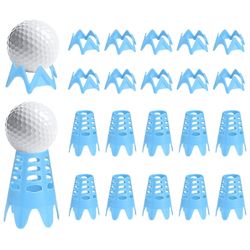 Mxfz Plastic Golf Tees Hjem Golf Simulator Tees Udendørs Indendørs Golf Tees Simulator Træning Golf Mat Tees Blå
