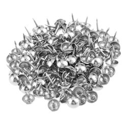 100stk 7x10mm Sølvfarvet Pushpin Dørnegl Hardware Dekorativt Polstring Søm Smykker Gaveæske Sofa Dekorative Møbler Tacks Stud