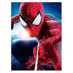 Spiderman Timanttimaalaus 5d DIY Diamond kirjontagift Home Dcor Kävi koulua L8 Full Drill 11.8x15.7 inch