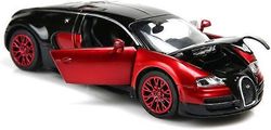 1:32 Bugatti Veyronin painevalettu auto, kevytmetallimalliautot leluautot 3-12-vuotiaille punainen