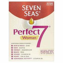 Seven Seas Perfect 7 Woman 23 Essential Vitamins &Amp Minerals - 30 Päivän Duo-pakkaus