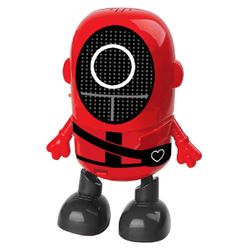 Eleen tunnistava sähköinen tanssiva robottilelu kalmaripeliin pyöreä muoto