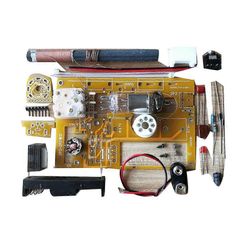 DIY-sarjat 2P2 elektroninen putki yksi lamppu keskiaaltoradio 2P3 radiosarjat Musta