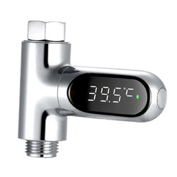 Digital duschtermometer / badtemperaturmonitor Vattentermometer 5 ~ 85 Mätning 360 roterbar LED-skärm för äldre barn