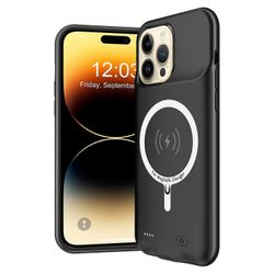 D98S 8500mAh magneettinen latauskotelo iPhone 14 Pro Max suojaavalle akkukotelolle naarmuuntumaton teho