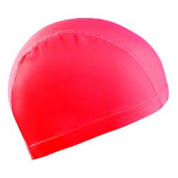 Liltop Plain Swimming Cap Voksne Kids Diving Beach Stretchy Pool Swim Hat Rød