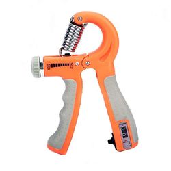 Justerbar heavy gripper greb håndled træning fitness hånd motionator C Orange