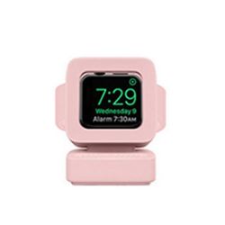 Coosilo For Apple Watch ladestativ, apple watch silikon ladestativ rosa