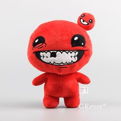 Scvvd 10 stilarter anime Bindingen af Isaac Afterbirth Rebirth Game Super Meat Boy Keeper D6 Steven Issca w Super kød dreng 28cm