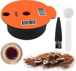 Kaffekapsler, genanvendeligt kaffefilter, genopfyldelige kaffekapsler til Bosch S, der er kompatible med Tassimo-maskiner 60 ML