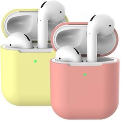AIR 2X etui til AirPods cover skins (AirPods 2 YellowCoral)