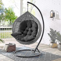 Garden Indoor Hanging Egg Swing riippumattotuoli Istuimen paksu tyynytyynytyyny tyynytyynyt (mukaan lukien vain istuintyyny)