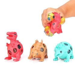 Yunshu Anti-stress squishy flerfarvet dekompression vent drue kugle klemme dinosaur chick legetøj dinasour