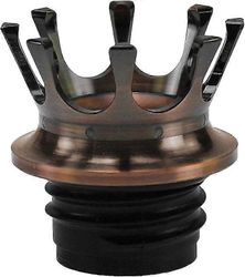 Tuuletettu kaasukorkki King Crown -polttoainesäiliön korkki oikeanpuoleisilla kierteillä sopii Harley Sportster Dyna Touring Road King Softail Trik...