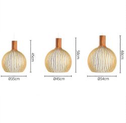 Moderni puinen riippuvalaisin olohuoneen sisustamiseen musta riippuvalaisin ripustus puinen kattokruunu valaisimet2025