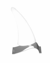 Inspired Lighting Mistral bordlampe venstre 6W LED 3000K, 540lm, poleret krom, matteret akryl