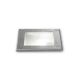 Ideal Lux Lighting Ideel Lux Park - 1 Light Square Forsænket Spotlight Steel IP65, G9