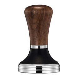 Kaffe Tamper Pulver Hammer Pressning Walnut Handle Kaffe Distributør For Kaffe Og Espresso Hammer Tampers