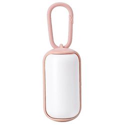 Pet Garbage Bag Dispenser Bærbare Pet Affaldspose Agterstavn Taske Dispenser Til Walking Travel Hvid