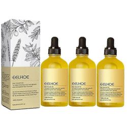 3kpl Natural Hair Growth Oil, Veganic Organic Natural Hair Growth Oil 60ml