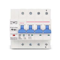 Kolmivaiheinen 4P 380V 63A Tuya Smart WiFi -katkaisija, teollisuuskäyttöön tarkoitettu kaukosäädin, ajoitus ja kuten kuvassa näkyy