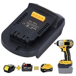 Mil18dl-akkusovitin Milwaukee M18 18v - Dewalt 20v Power Convert -työkalulle