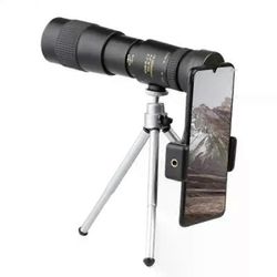 10-300X zoom tehokas kiikarit pitkän kantaman ammattimainen monokulaarinen teleskooppi HD 4K korkealaatuinen BAK4-prisma kannettava retkeilyyn 300X...