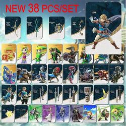 38stk Nfc Amiibo Kort til legenden om Zelda Breath Of The Wild / Tårer Af Riget Linkage Card