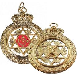 Bricks Masons Skotske mestre i St. Andrew dobbeltsidet juvel