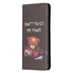 Gangxun Mønster magnetisk taske til Samsung Galaxy A82 5g Cover Folio Bear