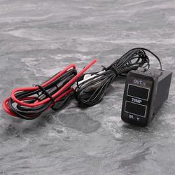 Kaksi lämpötilanäyttöä auton sisällä ja ulkopuolella Kaksi lämpötila-anturia Prado Priukselle